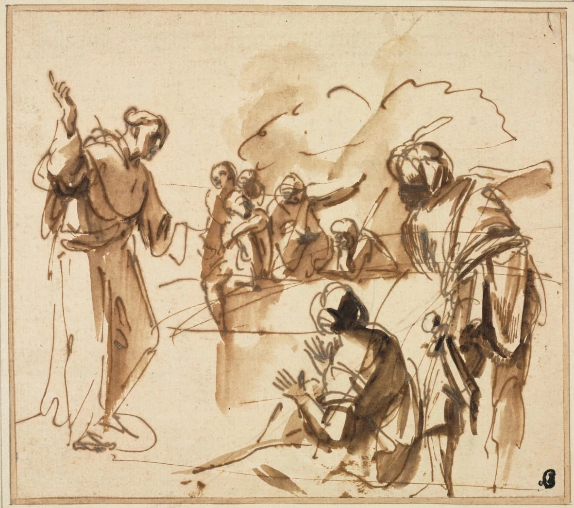 La predicazione del monaco - Cleveland Museum of Art